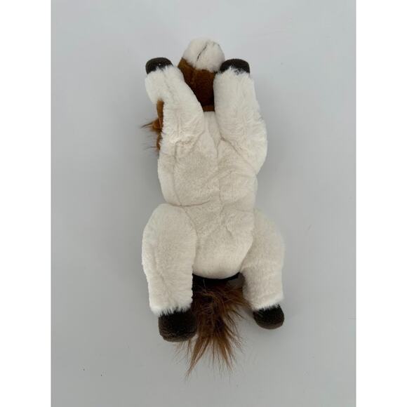 FAO SCHWARZ Brown & White PINTO HORSE 14" Plush Stuffed Animal Toy - Picture 8 of 10